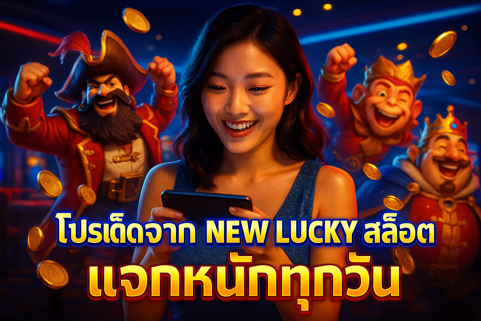 โปรเด็ดจาก NEW LUCKY สล็อต แจกหนักทุกวัน