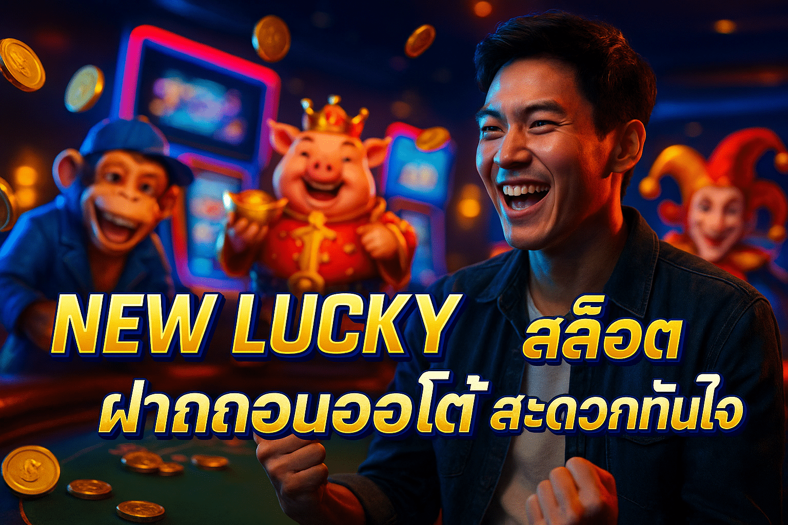 NEW LUCKY สล็อต ฝากถอนออโต้ สะดวกทันใจ