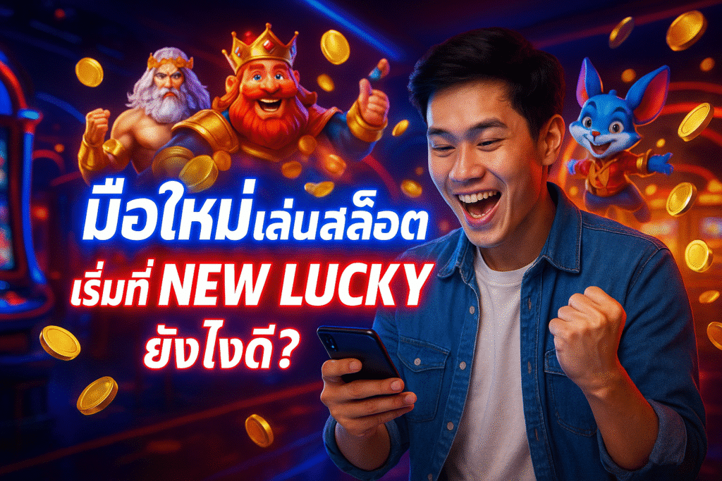 มือใหม่เล่นสล็อต เริ่มที่ NEW LUCKY ยังไงดี?