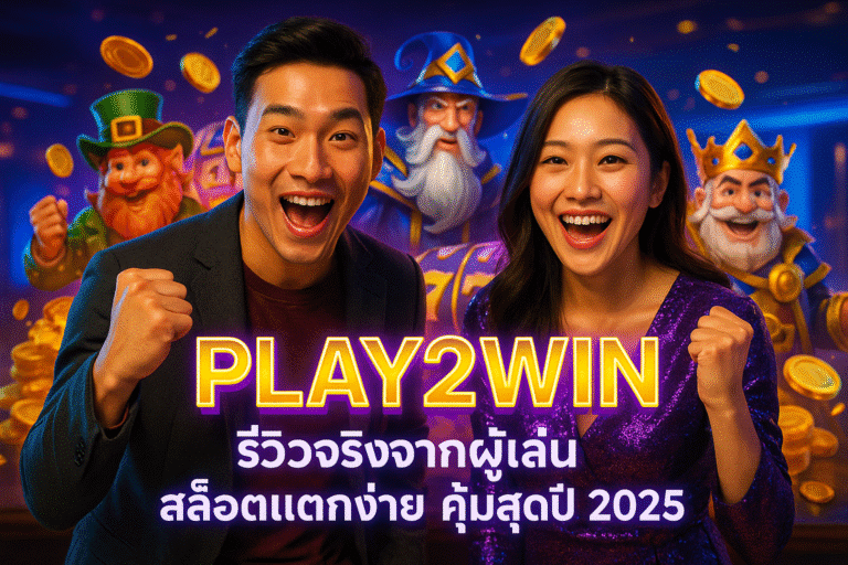 PLAY2WIN รีวิวจริงจากผู้เล่น สล็อตแตกง่าย คุ้มสุดปี 2025