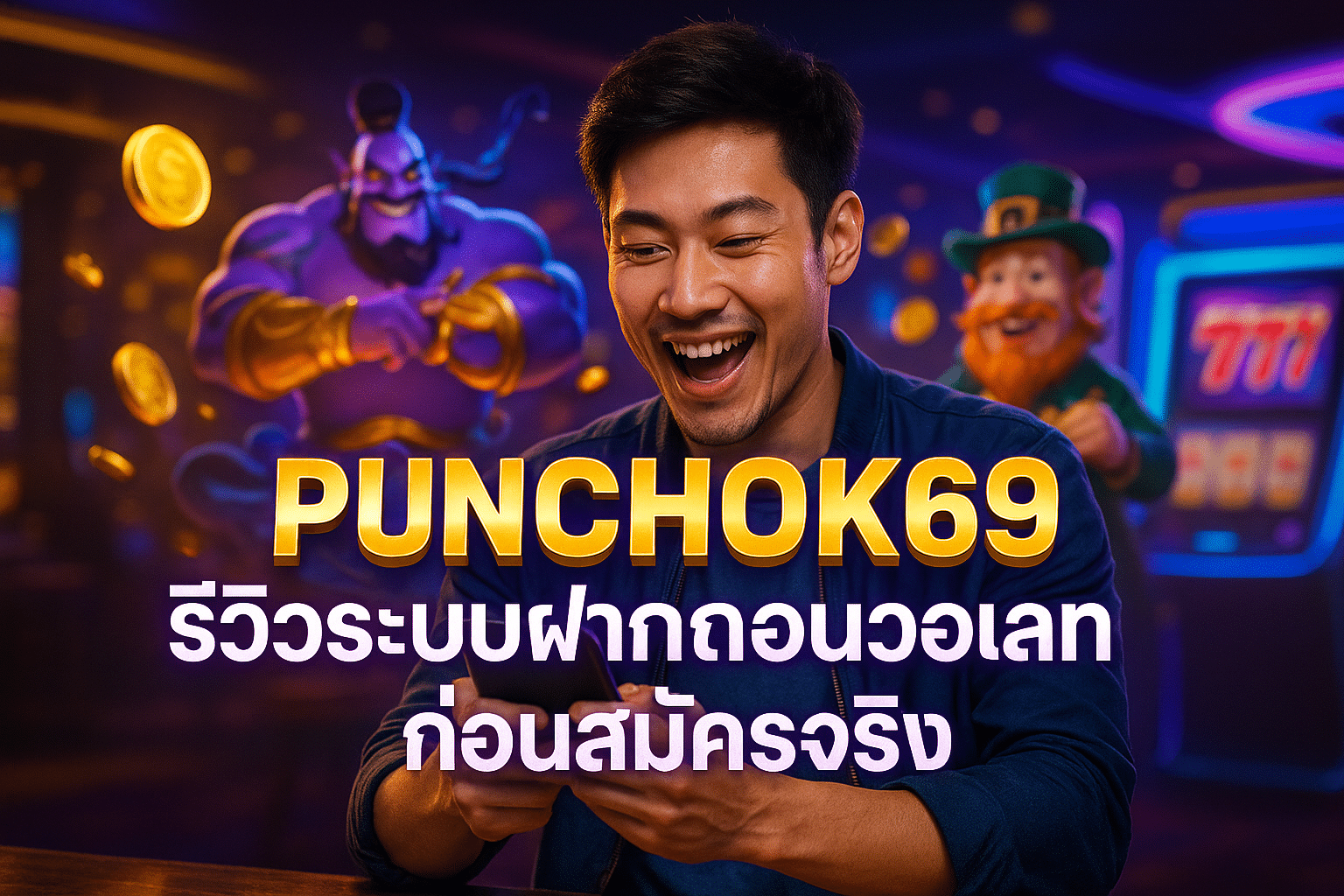 PUNCHOK69 รีวิวระบบฝากถอนวอเลทก่อนสมัครจริง