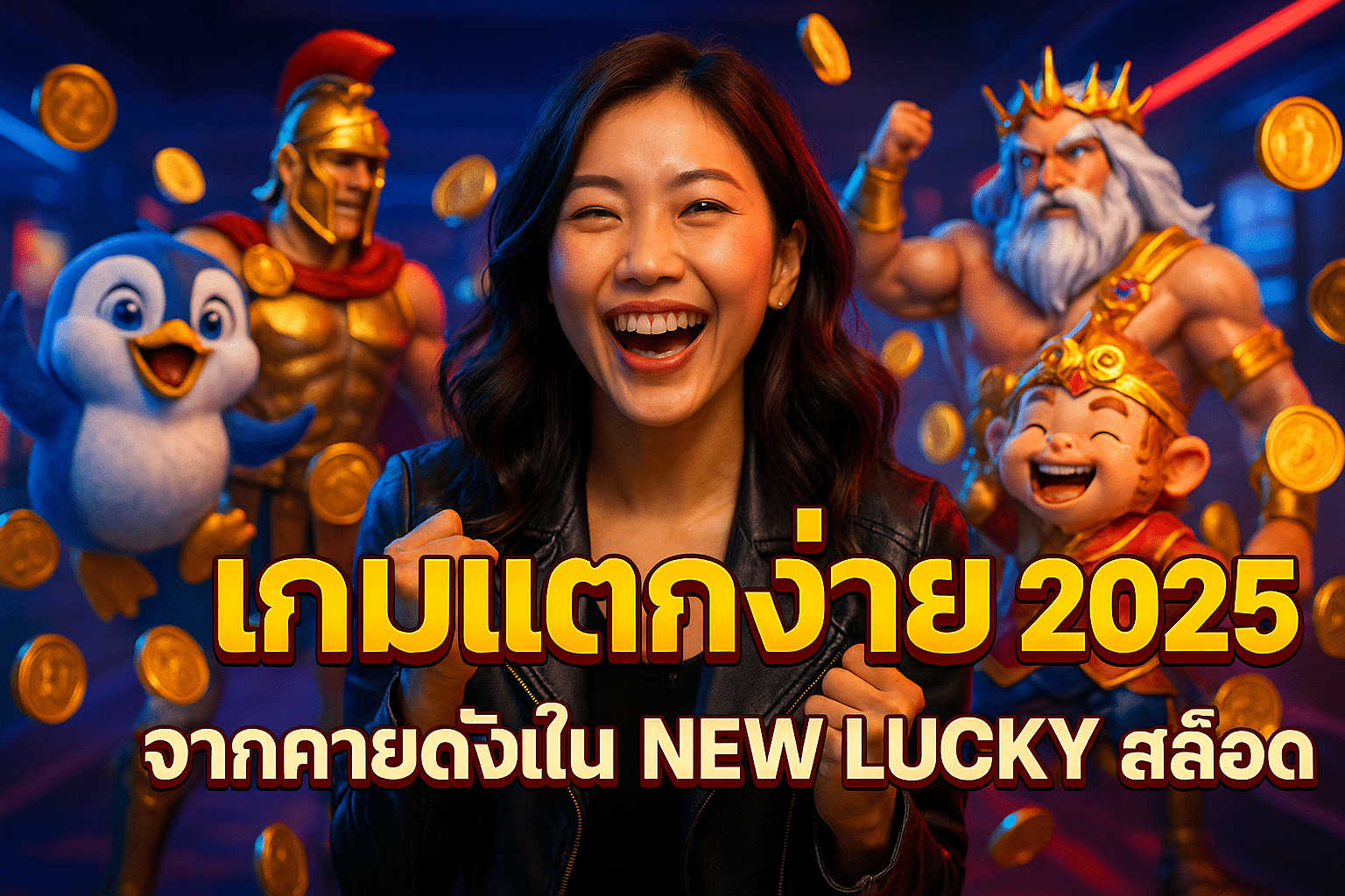 เกมแตกง่าย 2025 จากค่ายดังใน NEW LUCKY สล็อต